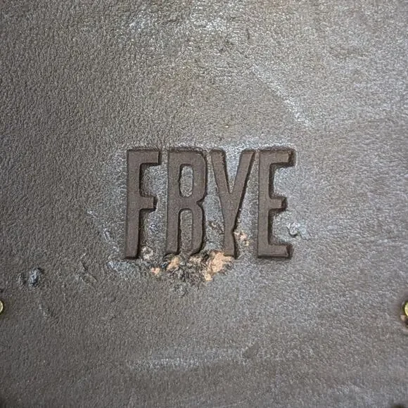 Frye Melissa Button Brown Leather Tall Boots 7.5 Equestrian Western Boho 77172 - Picture 3 of 16